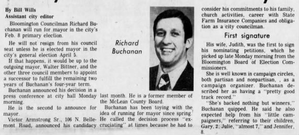 buchanan announces bid for mayor